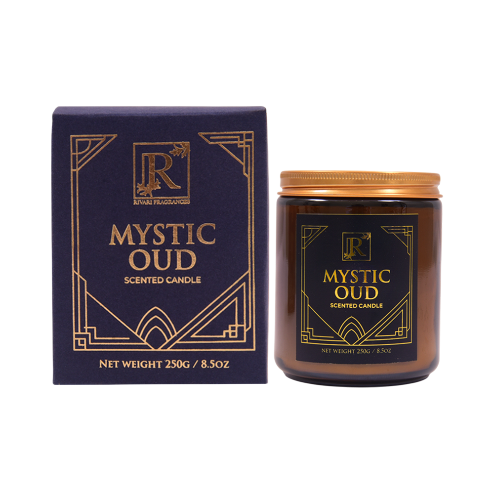 RIVARI SCENTED CANDLE MYSTIC OUD 8.5 OZ