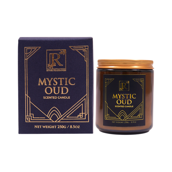 RIVARI SCENTED CANDLE MYSTIC OUD 8.5 OZ