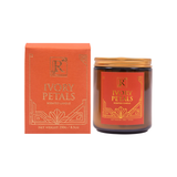 RIVARI SCENTED CANDLE IVORY PETALS 8.5 OZ